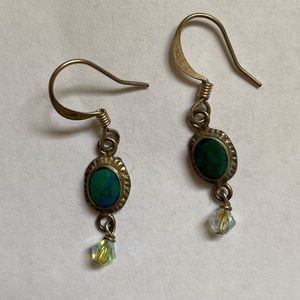 Handmade Turquoise drop Earrings